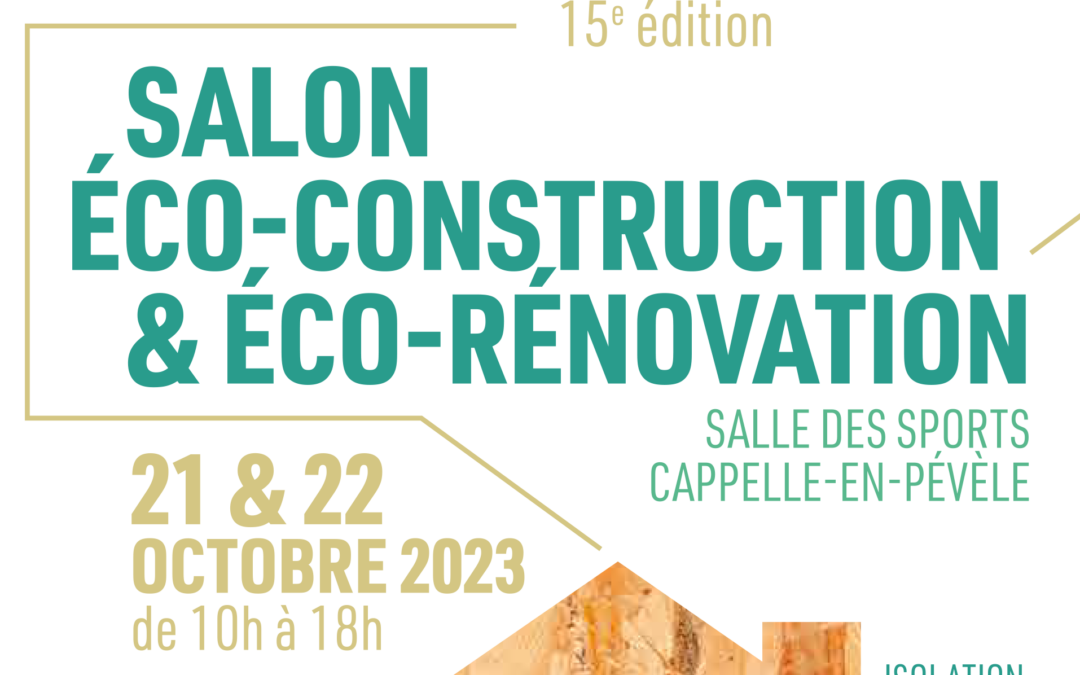 Préparation du salon ECO RENOVATION ECO CONSTRUCTION 2023