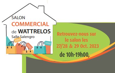 Préparation du salon commercial de Watrelos