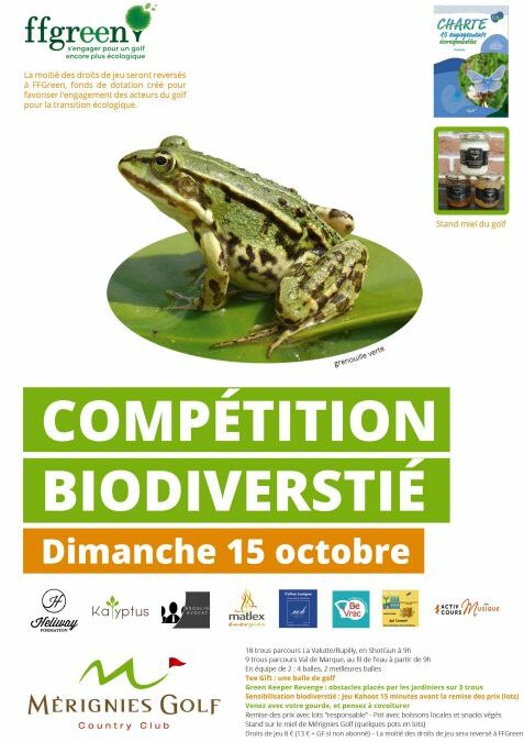 1ère compétition de Golf sur la biodiversité !